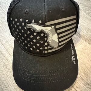 FloGrown Stars & Stripes
Blackout Mesh-Back Trucker
Snap Back Hat Cap